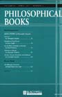 Philosophical Books is a quarterly academic journal providing scholarly reviews of new professional books in philosophy...