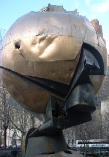 The Sphere, formerly in WTC Plaza, now in Battery Park City